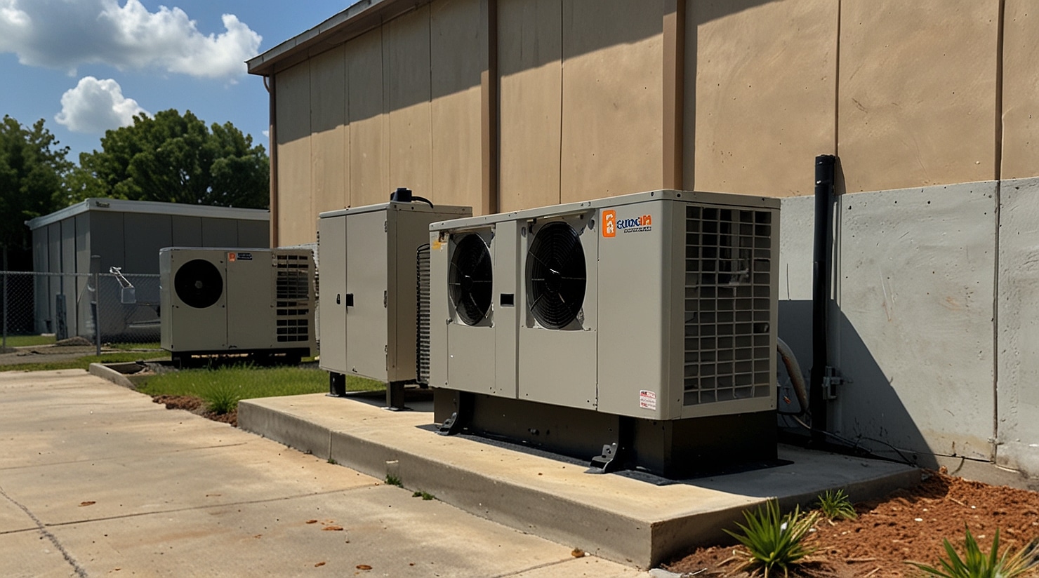 This photo shows Heavy-duty generators Diesel generators for businesses Generator installation services Power outage solutions are available for local businesses.