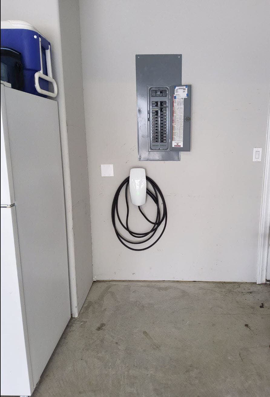 tesla wall connector Certified Tesla electricians installed wall connector project near me