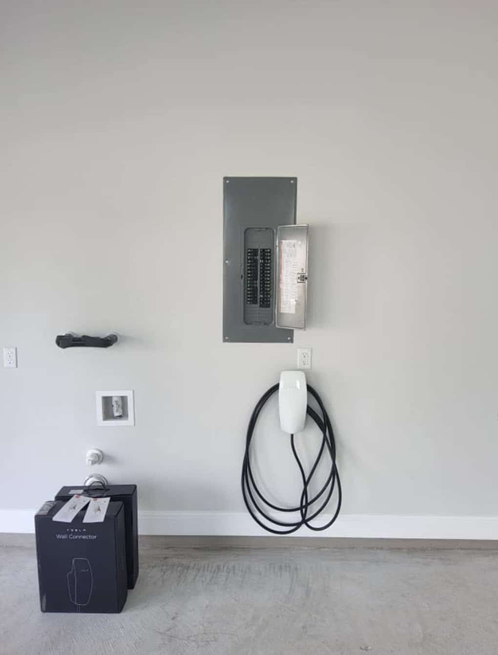 Level 2 Tesla Wall Charger installation in Houston, Texas